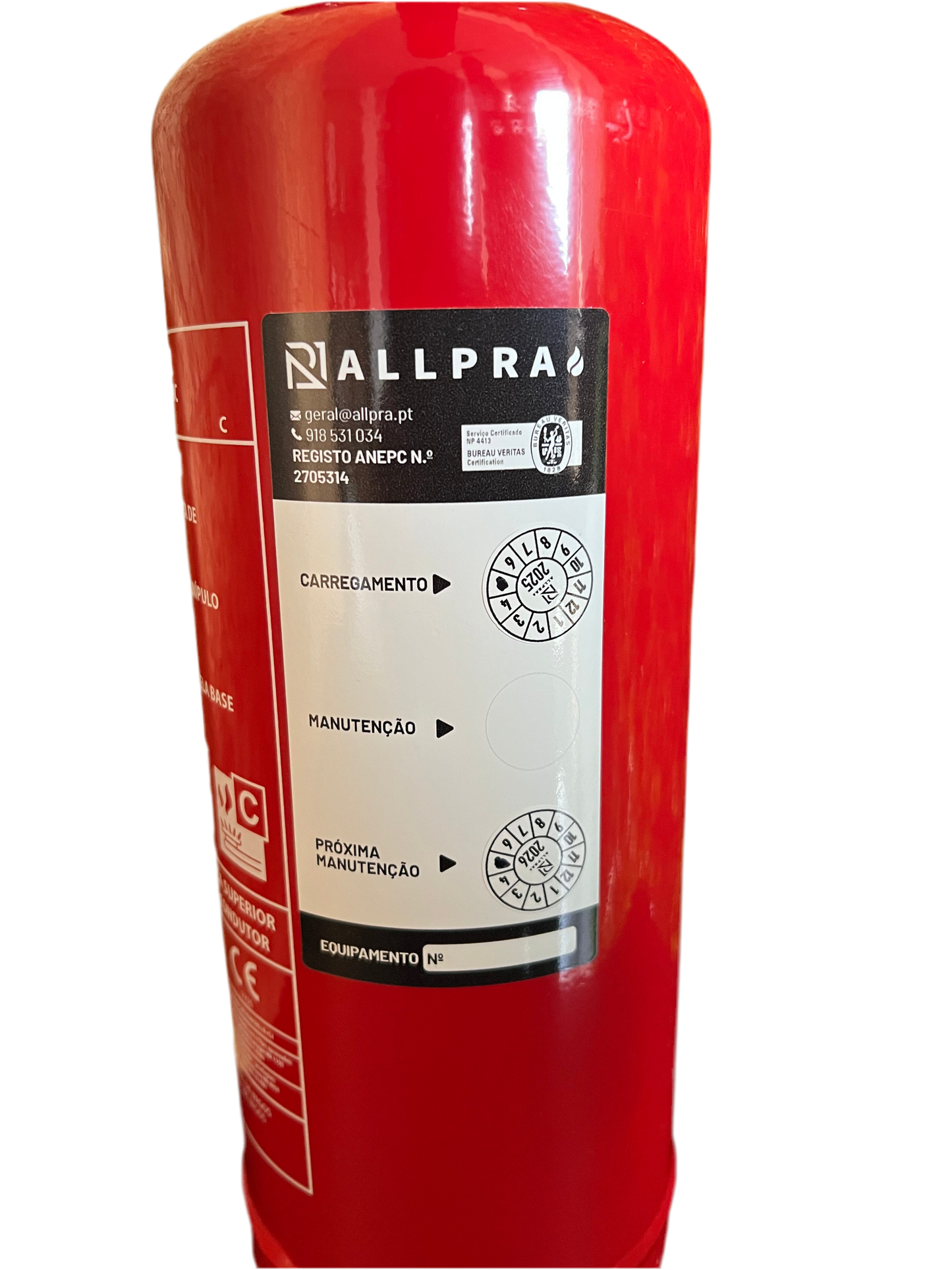 Extintor CO2 2kg certificado