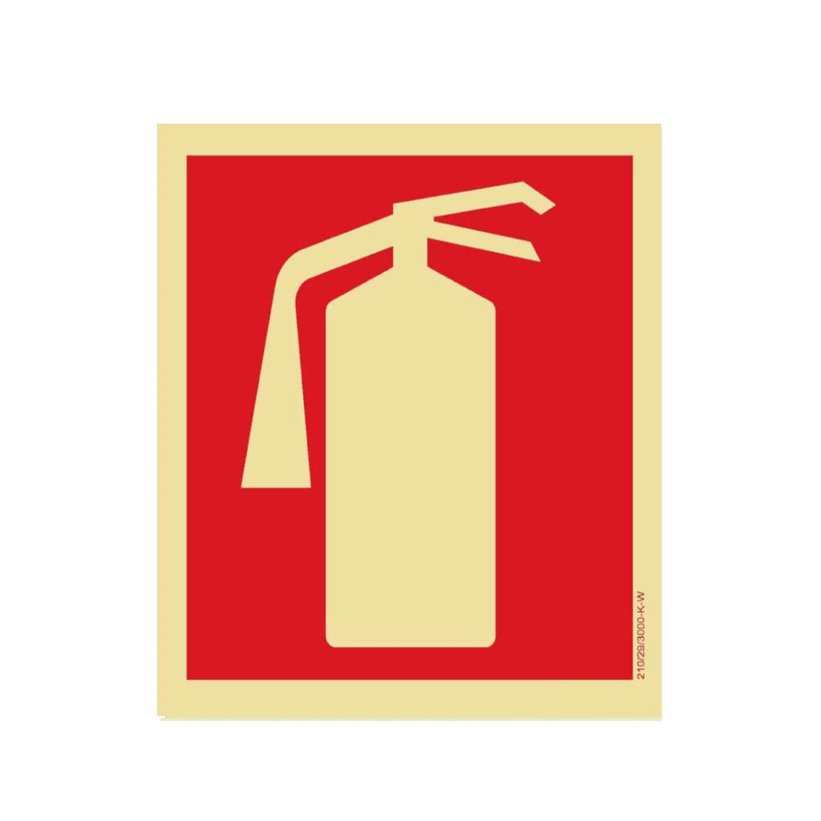 Sinalética Extintor - 150x150 PVC Fotoluminescente