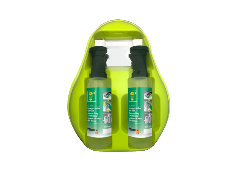 A Importância dos Lava-Olhos de Parede com Garrafas de Solução